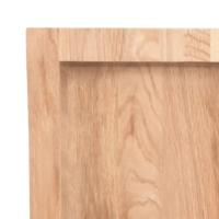 Tafelblad natuurlijke rand 200x50x(2-6)cm eikenhout lichtbruin - thumbnail