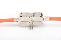 Digitus RJ45 / Connector Netwerk Adapter CAT 6A, Zonder connectoren [1x LSA, Snijklem, Snelaansluiting - 1x LSA, Snijklem, Snelaansluiting] Zilver, Staal - thumbnail