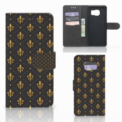 Samsung Galaxy S7 Edge Telefoon Hoesje Franse Lelie Samsung Galaxy S7 Edge Telefoon Hoesje Franse Lelie