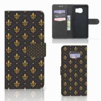 Samsung Galaxy S7 Edge Telefoon Hoesje Franse Lelie - thumbnail