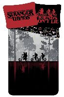 Stranger Things Dekbedovertrek 140 x 200 cm - 70 x 90 cm - thumbnail