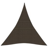 VidaXL Zonnezeil 160 g/m² 3x4x4 m hdpe bruin - thumbnail