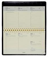 Agenda 2026 Brepols Omniplan Calpe 7dagen/2pagina&apos;s spiraal zwart - thumbnail