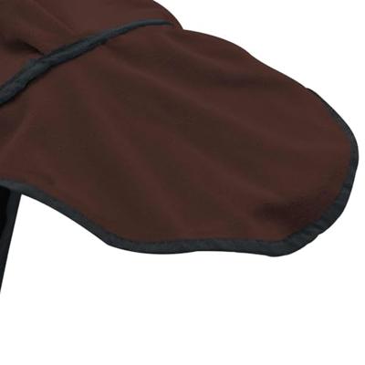 VidaXL Paardendeken volledig donkerbruin polyester