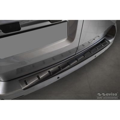 Zwart RVS Bumper beschermer passend voor CitroÃ«n Space Tourer & Jumpy 2016- / Peugeot Travell AV254030