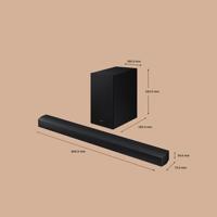 Draadloze soundbar Samsung HWB650DZF 370W 370 W Zwart - thumbnail