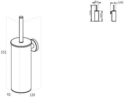Saqu Nemo 4-delige toiletset mat zwart