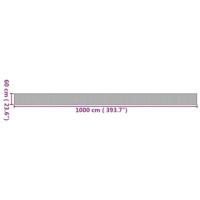 VidaXL Vloerkleed rechthoekig 60x1000 cm bamboe naturel - thumbnail