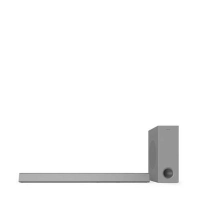 Philips Audio HTL3325/10 Bluetooth Soundbar mit Subwoofer kabellos, TV Soundbar Bluetooth (Dolby Audio, 300 W, Kabelloser Subwoofer, HDMI ARC, USB, Niedrige Profil) silber