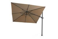 Platinum Sun & Shade zweefparasol challenger t2 300x300cm taupe - thumbnail