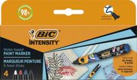 Paintmarker Bic Intensity assorti 4 stuks - thumbnail
