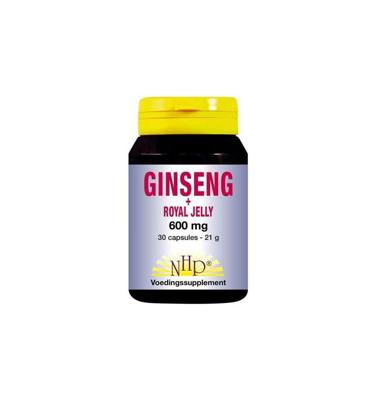 NHP Ginseng royal jelly 600mg 30 Capsules NHP Ginseng royal jelly 600mg 30 Capsules