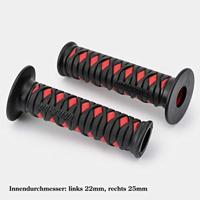 DAYTONA handvat "katana" rubber grip katan sw/rt 125 open - thumbnail