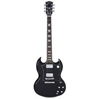 Gibson Modern Collection SG Standard Ebony elektrische gitaar met softshell koffer - thumbnail