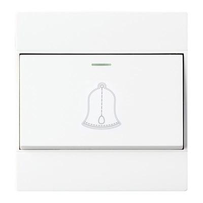 86 type PC-wand deurbel enkele bedieningsschakelaar EU-stekker