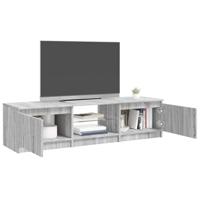 Tv-meubel met LED-verlichting 140x40x35,5 cm grijs sonoma eiken - thumbnail