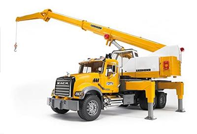 bruder MACK Granite Liebherr Kraanwagen modelvoertuig - thumbnail