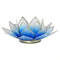Lotus Sfeerlicht Blauw-Wit - thumbnail