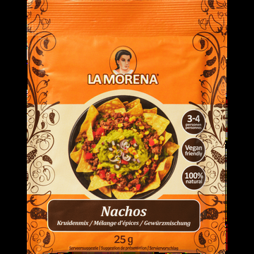 La Morena Nachos Kruidenmix 25g bij Jumbo
