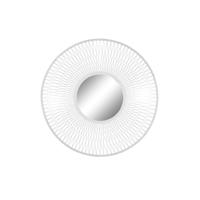 Wandspiegel Home ESPRIT Wit Stads 90 x 2 x 90 cm - thumbnail