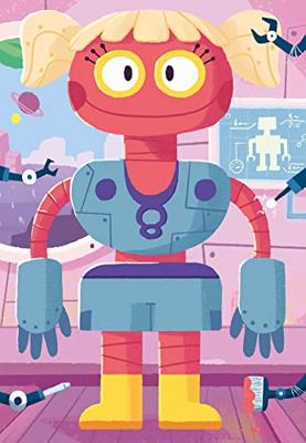 Ravensburger puzzel Schattige robots 3x24 stukjes