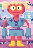Ravensburger puzzel Schattige robots 3x24 stukjes - thumbnail