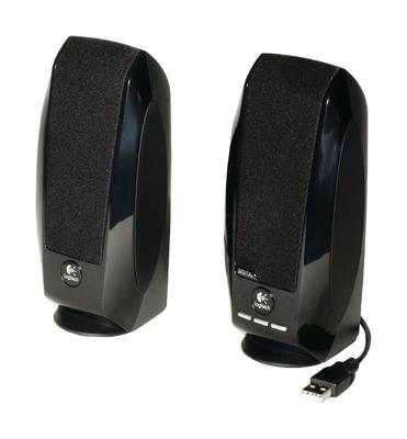 Logitech S-150 2.0 PC-luidsprekers Kabelgebonden 1.2 W Zwart