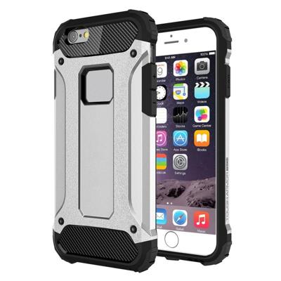 Voor iPhone 6 & 6s harde Armor TPU + PC combinatie Case(Silver) Voor iPhone 6 & 6s harde Armor TPU + PC combinatie Case(Silver)