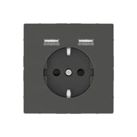 Merten MEG2366-6034 Inzetstuk System Design Antraciet 1 stuk(s) - thumbnail