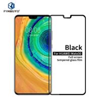 For Huawei Mate 30 PINWUYO 9H 2.5D Full Screen Tempered Glass Film(Black) - thumbnail
