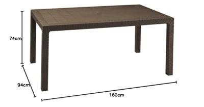 Keter - Melody Tuintafel - Bruin