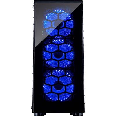 Inter-Tech cxc2 midi tower behuizing (zwart | 3x usb-a | window)