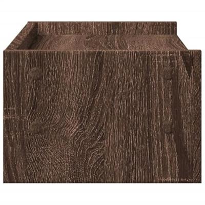 VidaXL Monitorstandaard 42x24x16 cm bewerkt hout bruin eikenkleurig