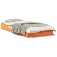 Bedframe Wasbruin 80 x 200 cm Massief grenenhout - thumbnail