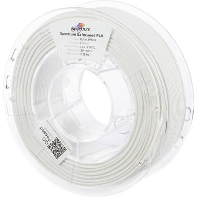 Spectrum Filaments 81553 Safeguard PLA Filament PLA kunststof Antibacterieel 1.75 mm 250 g Polar White, Wit 1 stuk(s)