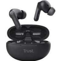 Trust Yavi Bluetooth Earbuds In Ear met Noise Cancelling Microfoons ENC, 23 Uur Speeltijd, 85% Gerecycled Plastic, Oordopjes Draadloos Buds Wireless Draadloze Oortjes Android iPhone - Zwart - thumbnail