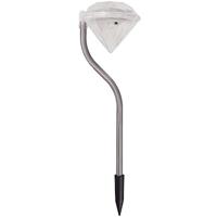 Zonne-energie LED tuinlamp 6 stuks 9x7,8x29,5 cm - thumbnail