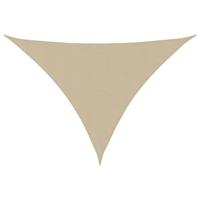 VidaXL Zonnescherm driehoekig 4x5x6,4 m oxford stof beige - thumbnail