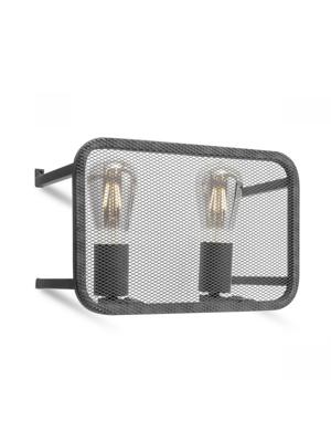 Home sweet home weave wandlamp 2L zwart