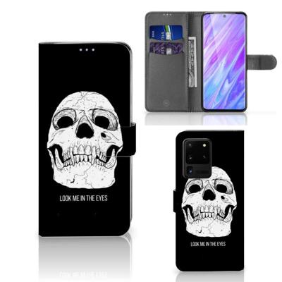 Telefoonhoesje met Naam Samsung Galaxy S20 Ultra Skull Eyes Telefoonhoesje met Naam Samsung Galaxy S20 Ultra Skull Eyes