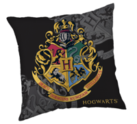 Harry Potter Hogwarts Zwart sierkussen 40X40cm - thumbnail