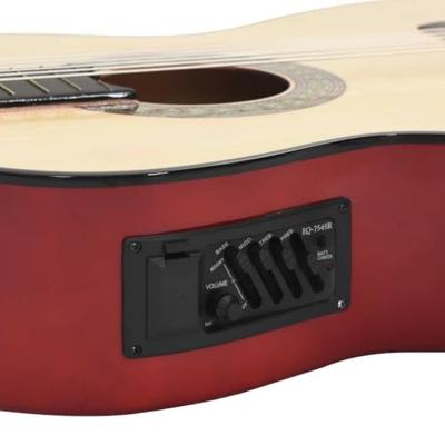 VidaXL Gitaar cutaway met equalizer 6 snaren western klassiek - thumbnail