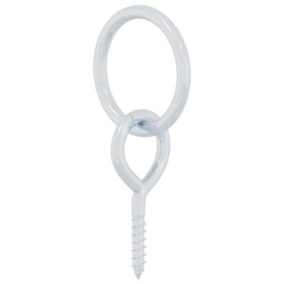 VidaXL Schroefoog met ring 3 st staal zilverkleurig VidaXL Schroefoog met ring 3 st staal zilverkleurig