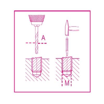 Beta 1431/6 Tapeind uithalers voor afgebroken schroeven en draadeinden - 014310053 014310053