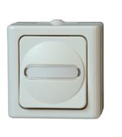 Kopp 560802003 BlueElectric Compleet Knop spatwaterdicht Arctisch-wit 1 stuks 1 stuk(s) - thumbnail