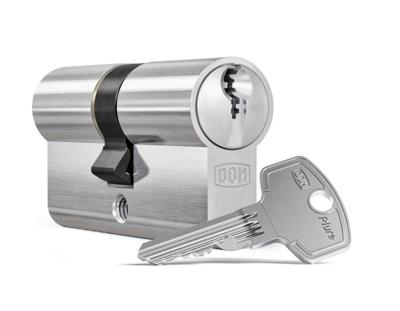 DOM dubbele cilinder - 333B Plura SKG3 - 30-45mm - set à 2 stuks gelijksluitend