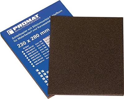 Promat/Tecwerk Schuurpapier | L280xB230mm korreling 100 | voor lak/metaal | SiC - 4000842130 Promat/Tecwerk Schuurpapier | L280xB230mm korreling 100 | voor lak/metaal | SiC - 4000842130