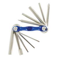 Dresco Fietsgereedschapset 11-delig blauw - thumbnail