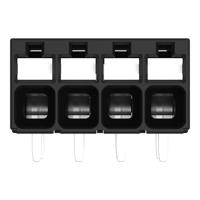 WAGO 2086-1204/300-000 Printklem 1.50 mm² Aantal polen 4 Zwart 1 stuk(s) - thumbnail