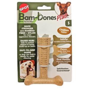 Spot Bam-Bones Easy Grip veilig kauwbot hond (kipsmaak) L x4